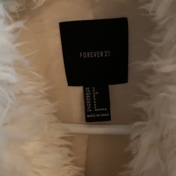 Off white teddy coat - Picture 3 of 4